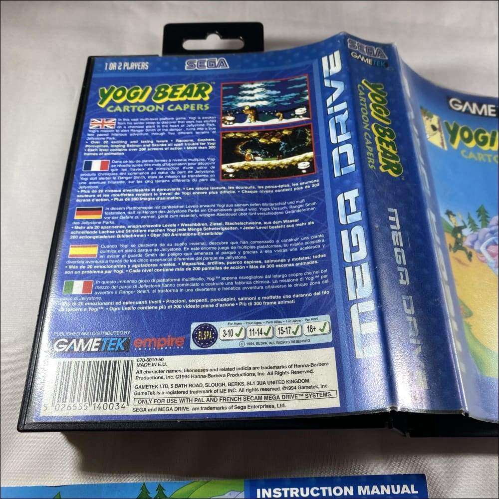 Buy Yogi bear cartoon capers Sega megadrive game complete -@ 8BitBeyond