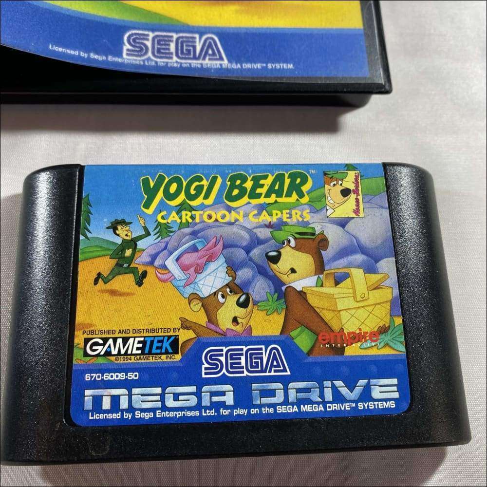 Yogi bear cartoon capers Sega megadrive game complete 22.99