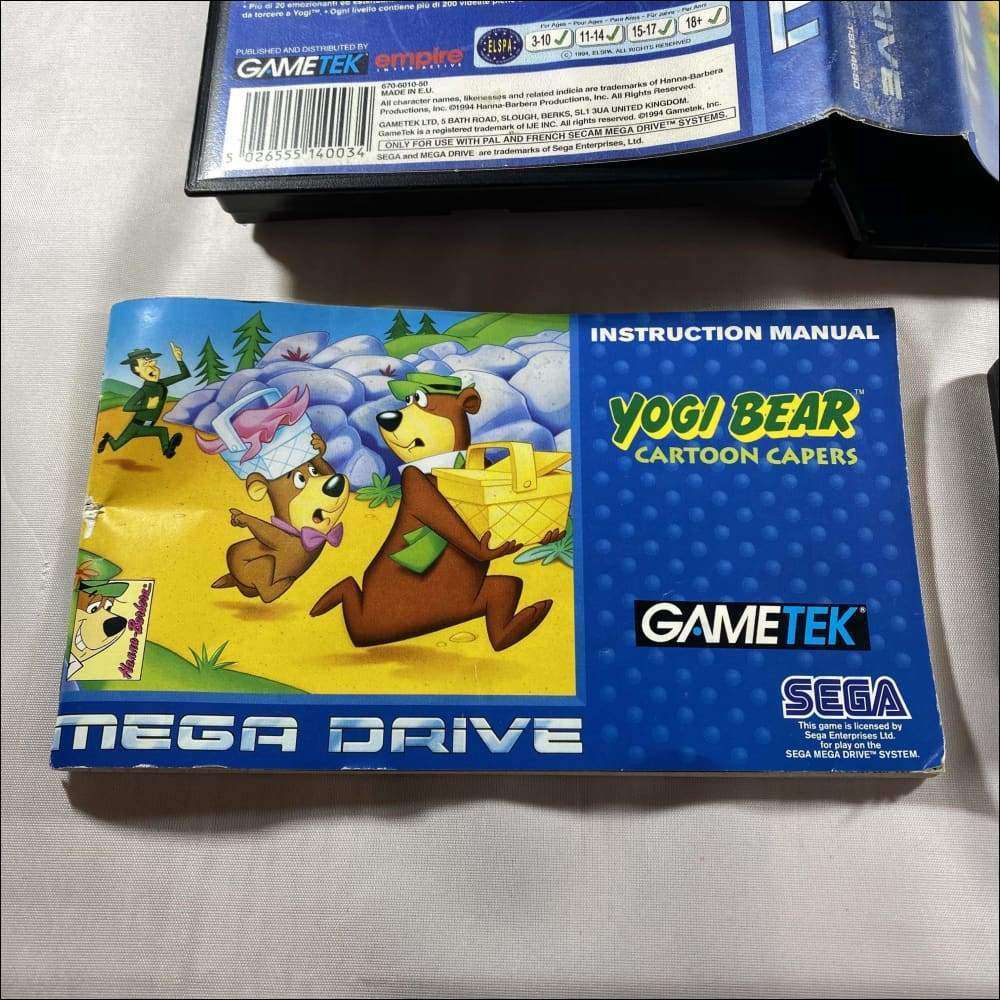 Buy Yogi bear cartoon capers Sega megadrive game complete -@ 8BitBeyond