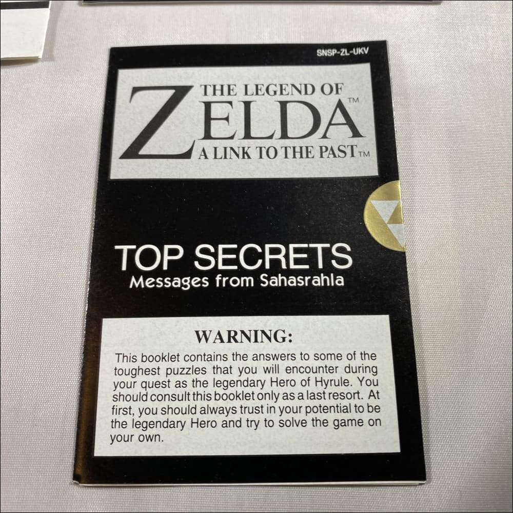 Buy Zelda a link to the past super Nintendo SNES game -@ 8BitBeyond