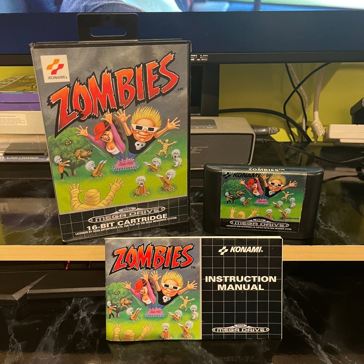 Buy Zombies Sega mega drive game -@ 8BitBeyond