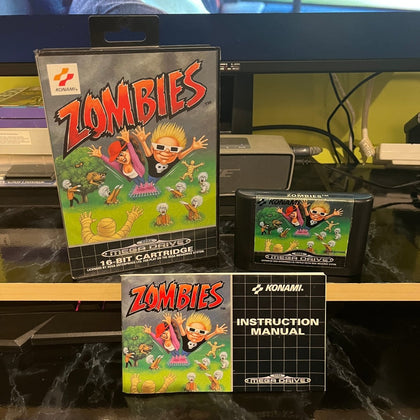 Buy Zombies Sega mega drive game -@ 8BitBeyond