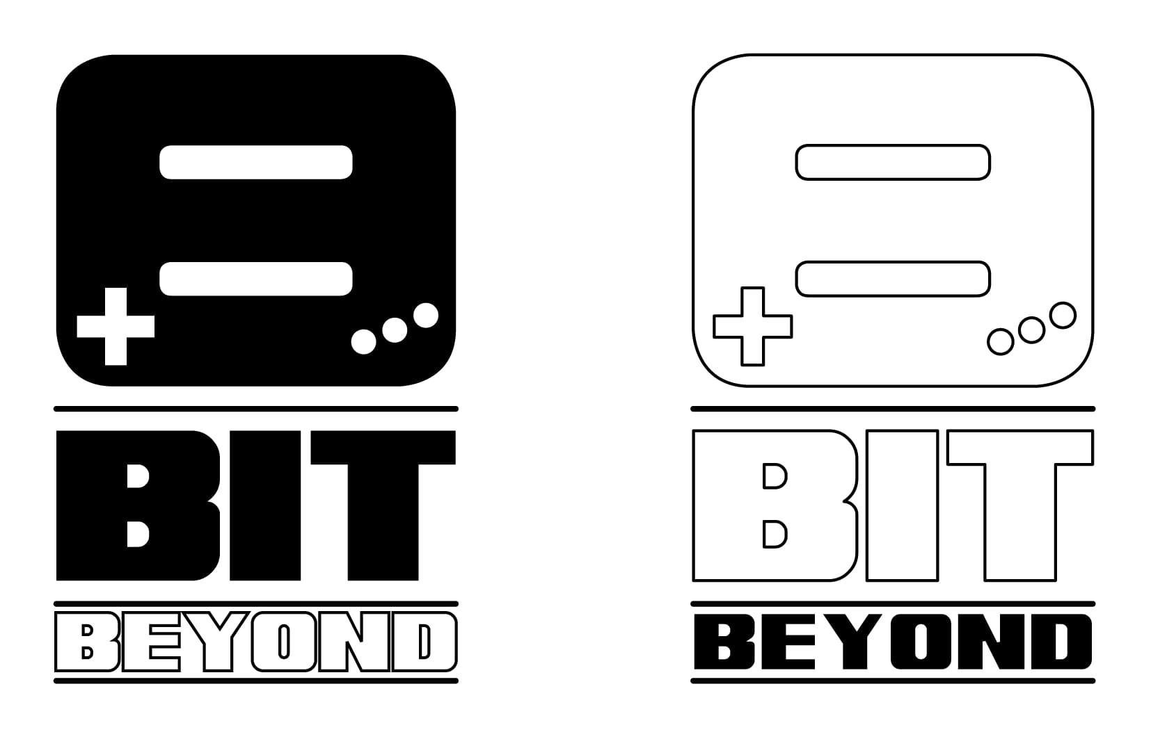 8bitbeyond black and white logo